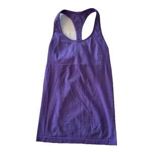 Lululemon Light Purple Racerback Scoop Neck Pullover Yoga Tank Top Size S
